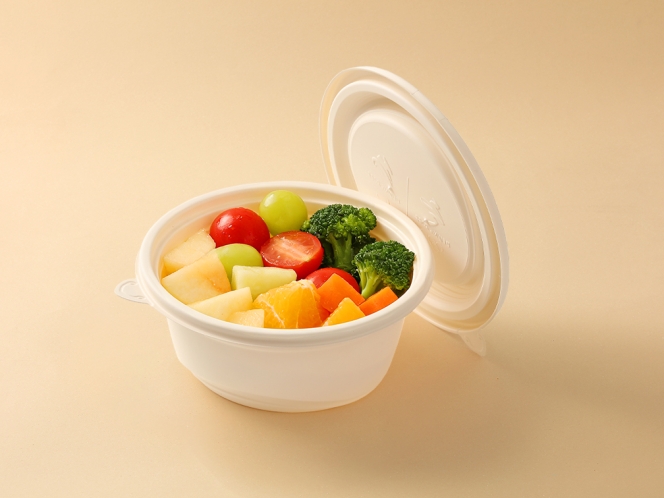 聚乳酸大号圆形餐盒<br>（冬奥款）1250ml